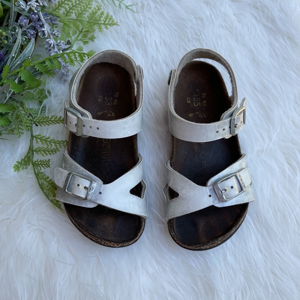 Birkenstock Iridescent Milano Kids Sandals 26 C8